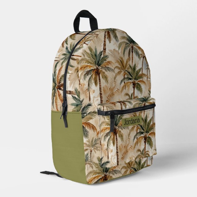 Impresa Mochila de Palmeral de Coco (Esquina izquierda trasera)
