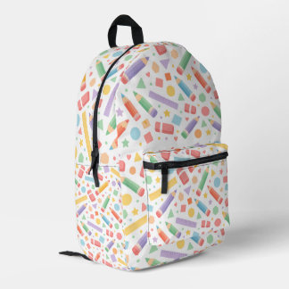 Impresa Mochila de patrón continuo de útiles escolares pas