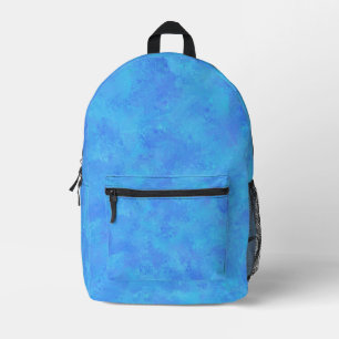Impresa Mochila de patrón de resumen azul