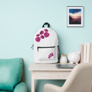 Impresa Mochila de patrón floral