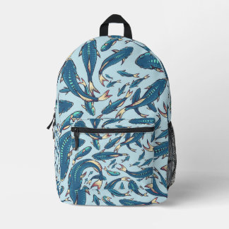 Impresa Mochila de peces