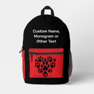 Impresa Mochila de perro personalizada - regalo de amante 