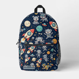 Impresa Mochila de perro robot espacial – Patrón de mascot