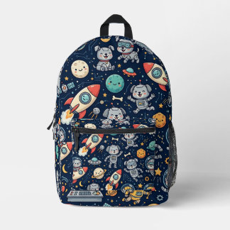 Impresa Mochila de perro robot espacial – Patrón de mascot