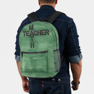 Impresa Mochila de pizarra de vuelta al cole para profesor