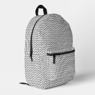 Impresa Mochila de punto de línea NEGRA