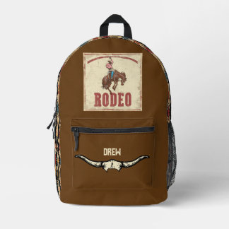Impresa Mochila de Rodeo Personalizada para Niños con Dise