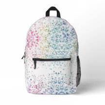 mochila de salpicaduras de acuarela