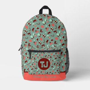 Impresa Mochila de secundaria monogramada