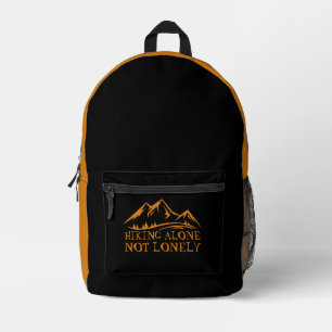 Impresa Mochila de senderismo moderna montaña naranja