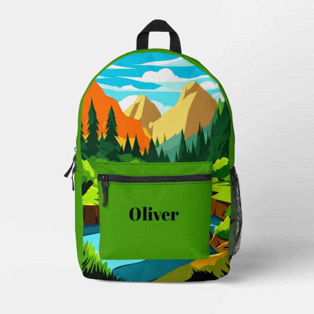Impresa Mochila de senderismo para niños (Anverso)