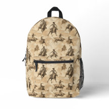 Mochila de vaqueros de rodeo de cuerda