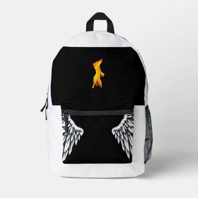 Impresa Mochila de vela y alas de ángel (Anverso)
