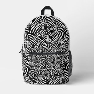 Impresa Mochila de viaje con patrón de animal abstracto y 