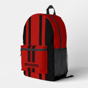 Impresa Mochila De Viaje Personalizada Con Raya De Carrera