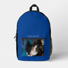 Impresa mochila de vuelta a la escuela, deportes y viajes