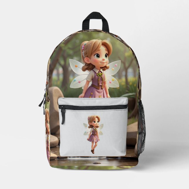 Impresa Mochila de vuelta a la escuela para Chicas (Anverso)