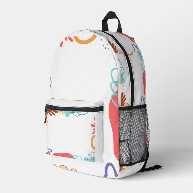 Impresa Mochila de Wanderer artístico (Esquina derecha trasera )