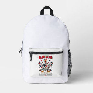 Impresa Mochila del 4 de Julio del Ganso Enojado