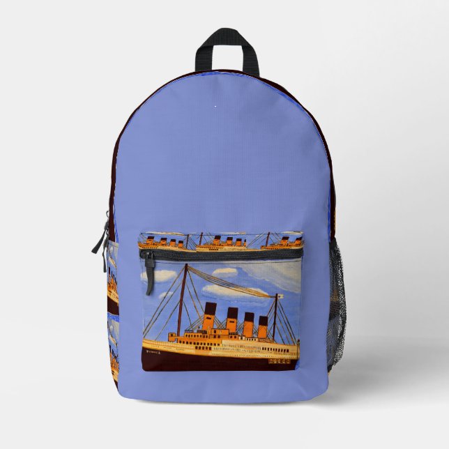 Impresa Mochila del barco Titanic (Anverso)