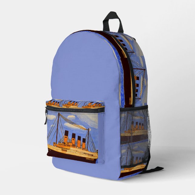 Impresa Mochila del barco Titanic (Esquina derecha trasera )