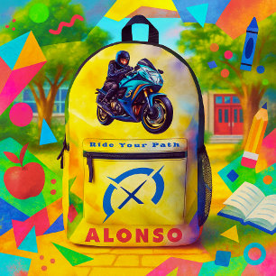 Impresa Mochila del Club de Motociclistas de Aventura