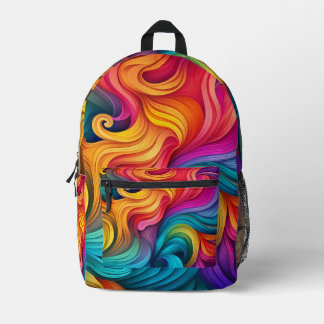 Impresa Mochila del orgullo arcoiris