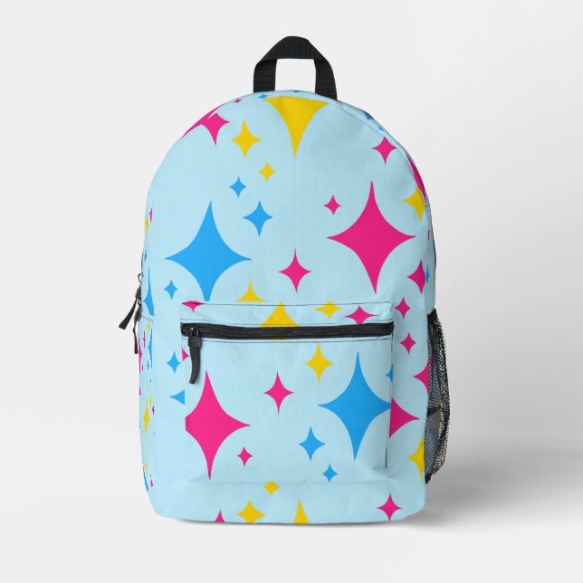 Impresa Mochila del Orgullo Pansexual (Anverso)