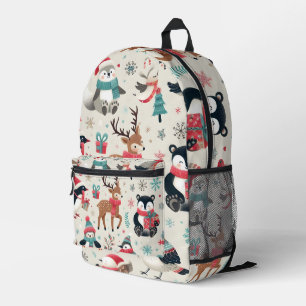 Impresa Mochila del patrón de animales árticos