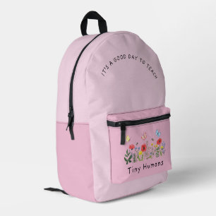 Impresa Mochila delgada del profesor - Edición de humanos 