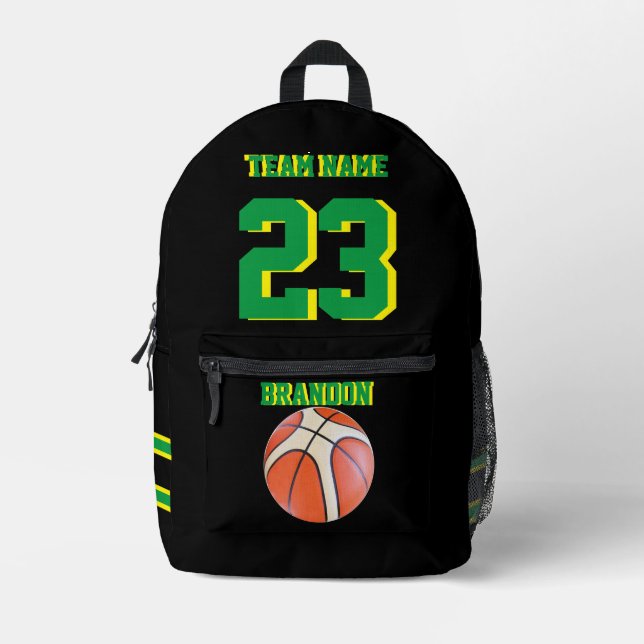 Impresa Mochila deportes de baloncesto Senior Night to sch (Anverso)