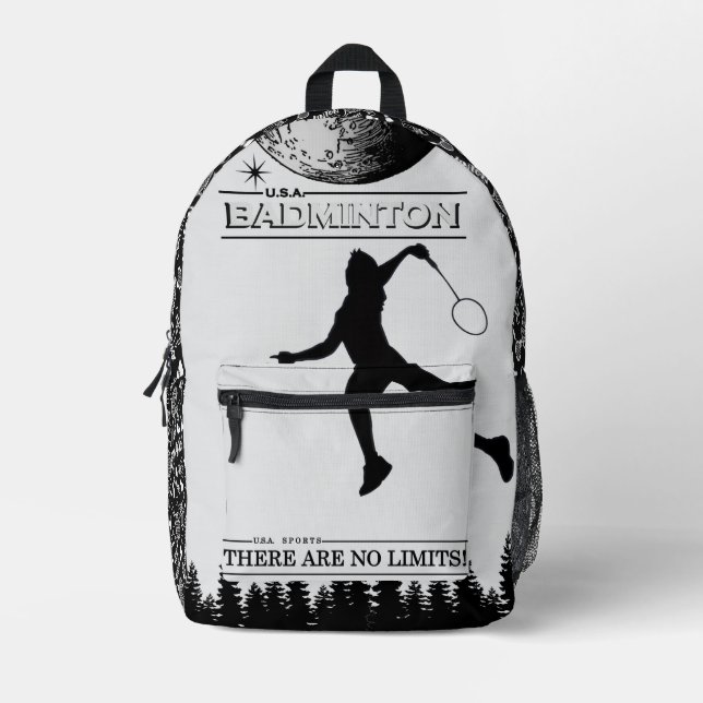 Impresa Mochila Deportiva de Bádminton (Anverso)