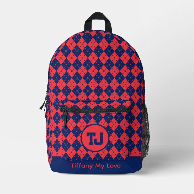 Impresa Mochila deportiva de instituto Bold para chicas (Anverso)