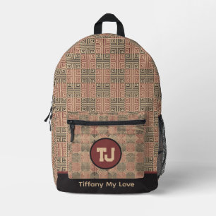 Impresa Mochila deportiva deportiva única para adolescente
