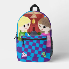 Impresa Mochila Diseñada a Mano para Regreso a Clases