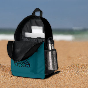 Impresa Mochila divertida azul para excursiones por sender