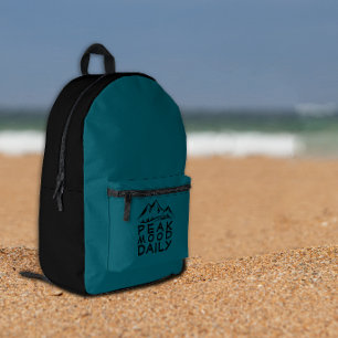 Impresa Mochila divertida para senderismo para aventuras a