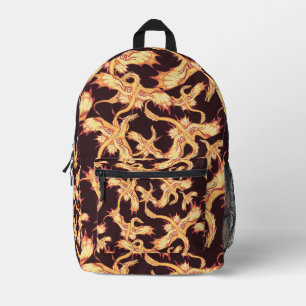Impresa Mochila Dragón Dorado