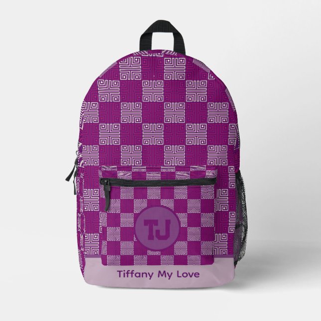 Impresa Mochila Edgy Elemental Vacacional Estudiantil Para (Anverso)