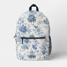 Mochila elegante Chinoiserie Blue Toile