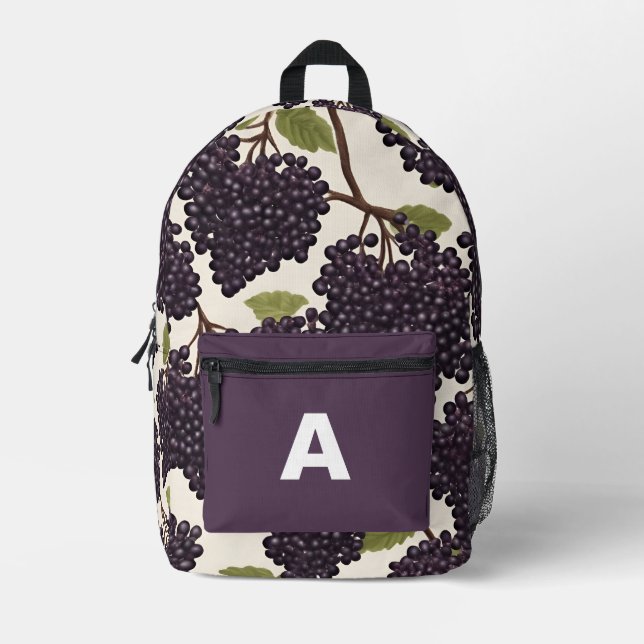 Impresa Mochila elegante de personalizado Monogram Elderbe (Anverso)