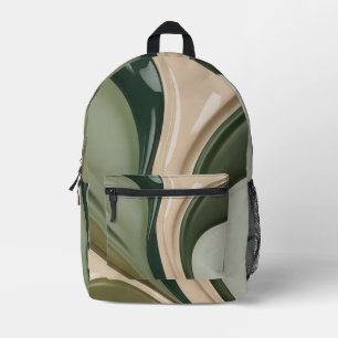 Impresa Mochila en un gráfico abstracto elegante