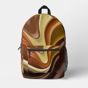 Impresa Mochila en un gráfico abstracto elegante