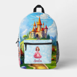 Impresa Mochila encantada del castillo de princesas cubana