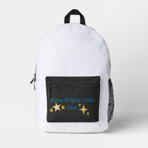 Impresa Mochila Escolar Brilla Pequeño Niño