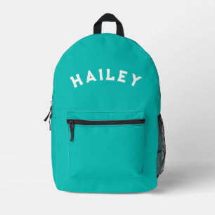 Impresa Mochila Escolar con Nombre para Niños