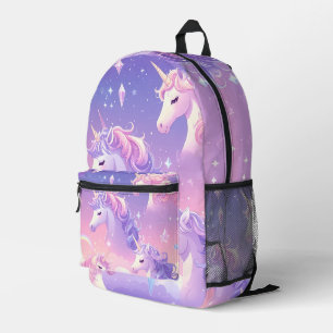 Impresa Mochila escolar infantil de moda - Divertido y col