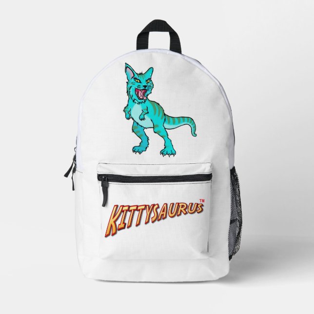 IMPRESA MOCHILA ESCOLAR KITTYSAURUS™ (Anverso)
