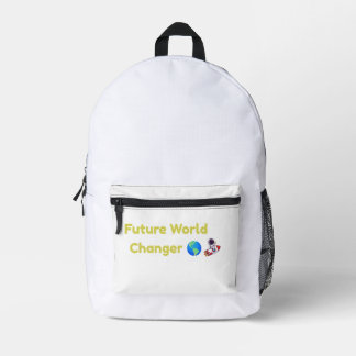 Impresa Mochila Escolar para Niños Cambiadores del Mundo F