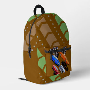 Impresa Mochila Escolar para Niños de Coches y Motocicleta